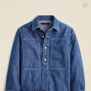 Kids' limited-edition Engineered Garments X Crewcuts denim utility shirt size 4